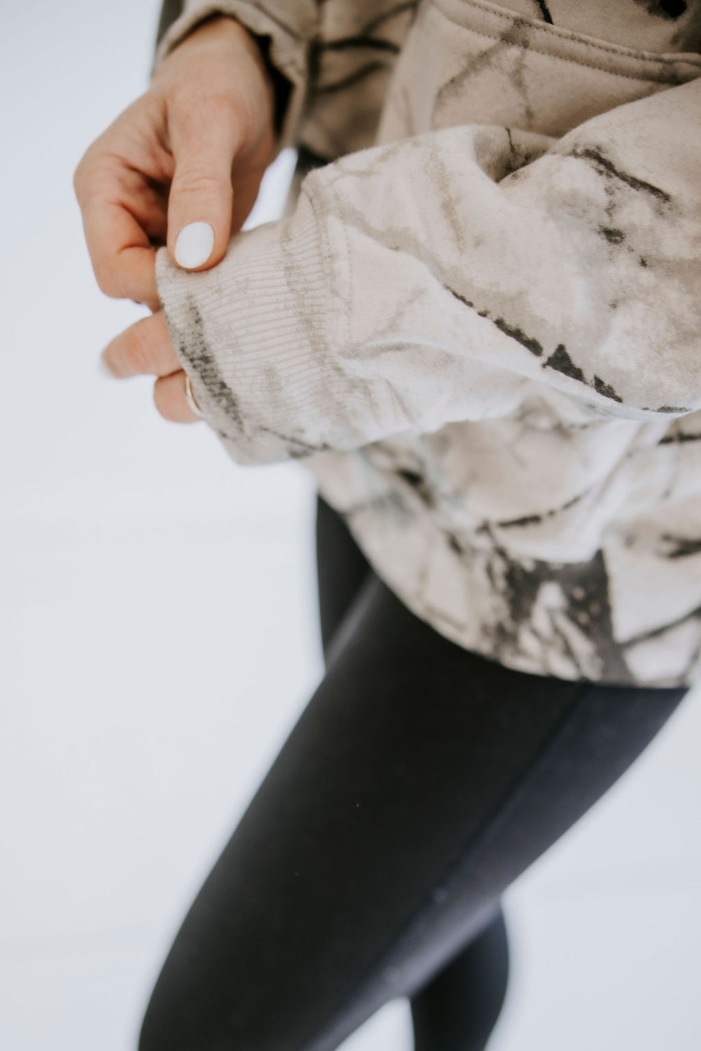 Mist Dune Camo Hoodie by Lily & Lottie