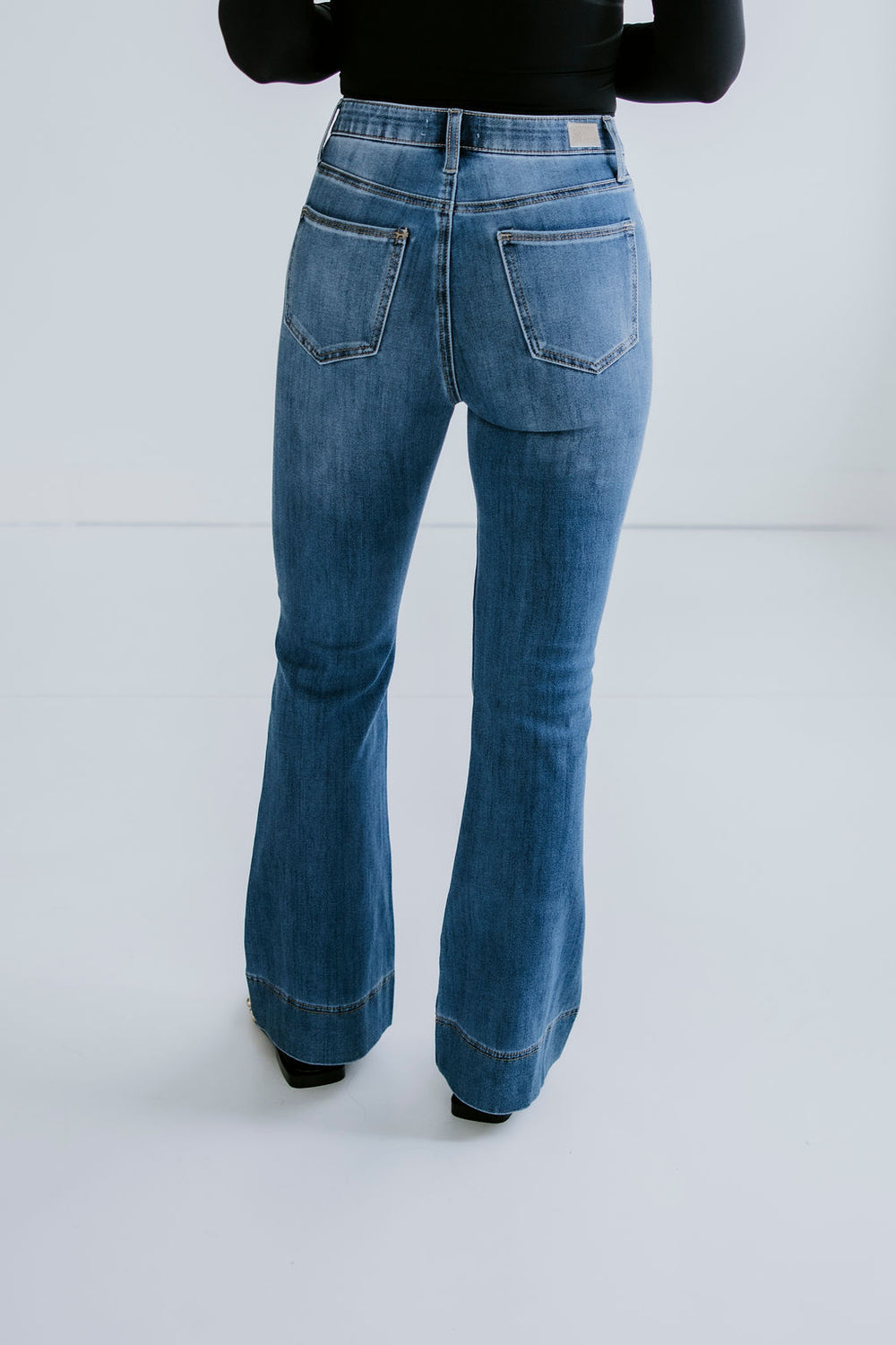 Mikah Saige Mini Flare Jean