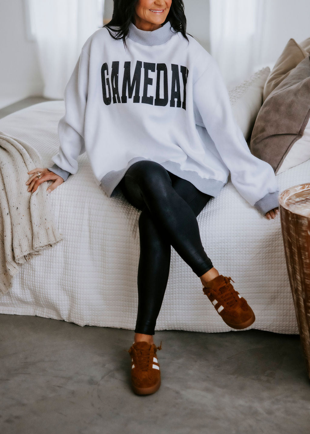 Football - Gameday Reversible Mock Neck Sweatshirt