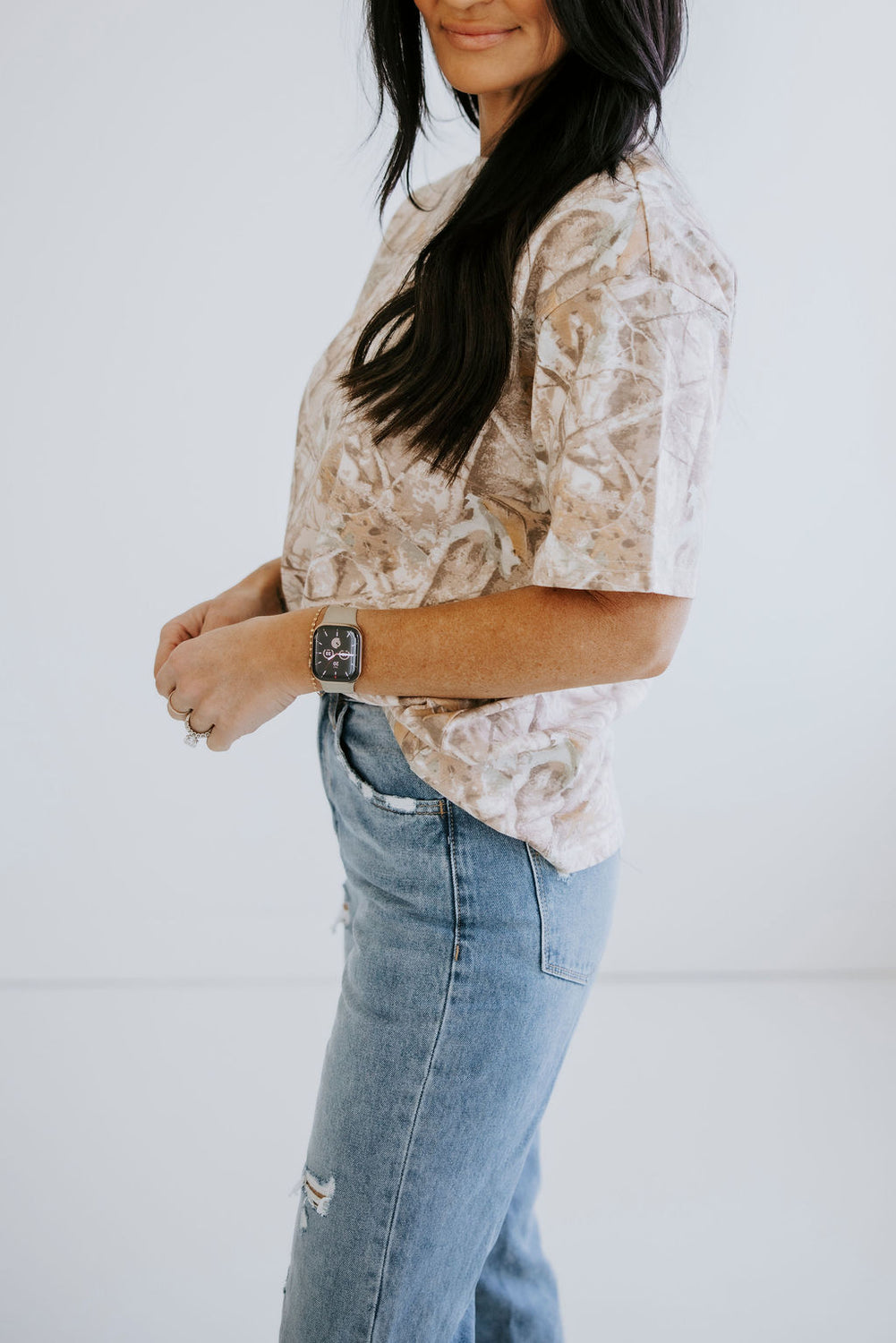 Camo Crew T-Shirt by Lily & Lottie