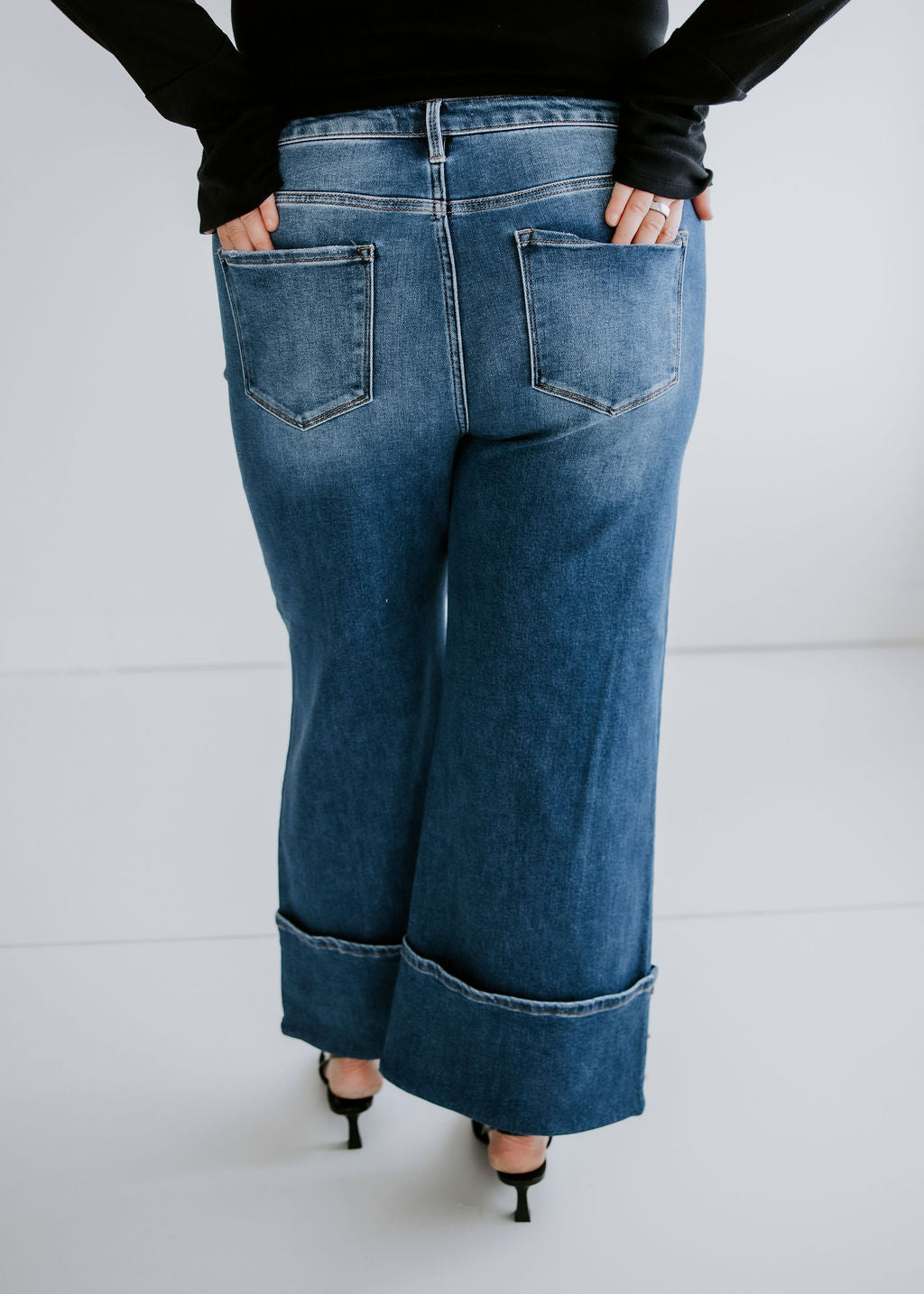Berkleigh Risen Wide Cuffed Jeans