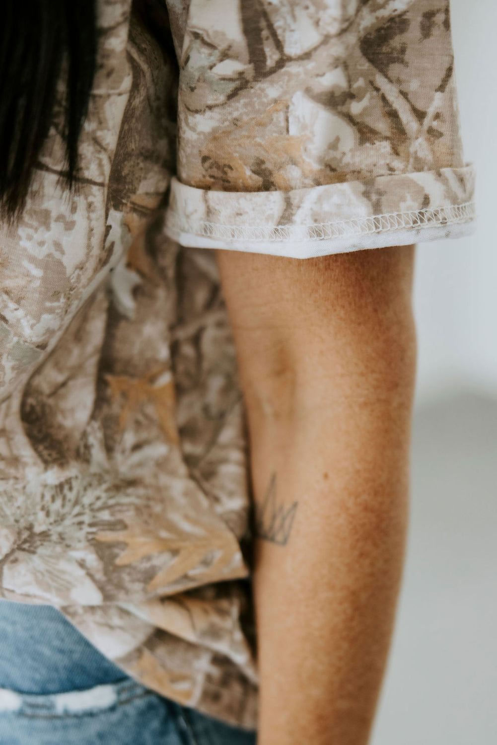 Camo Crew T-Shirt by Lily & Lottie