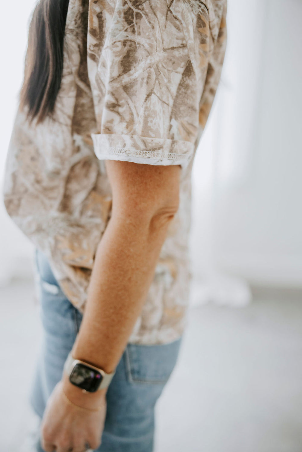 Camo Crew T-Shirt by Lily & Lottie