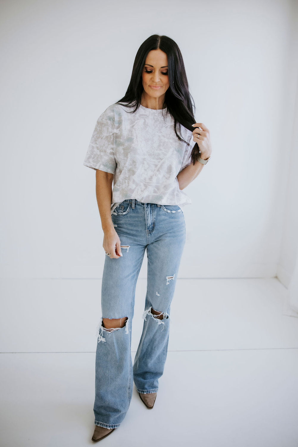 Camo Crew T-Shirt by Lily & Lottie