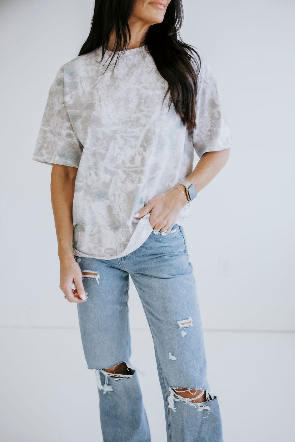 Camo Crew T-Shirt by Lily & Lottie