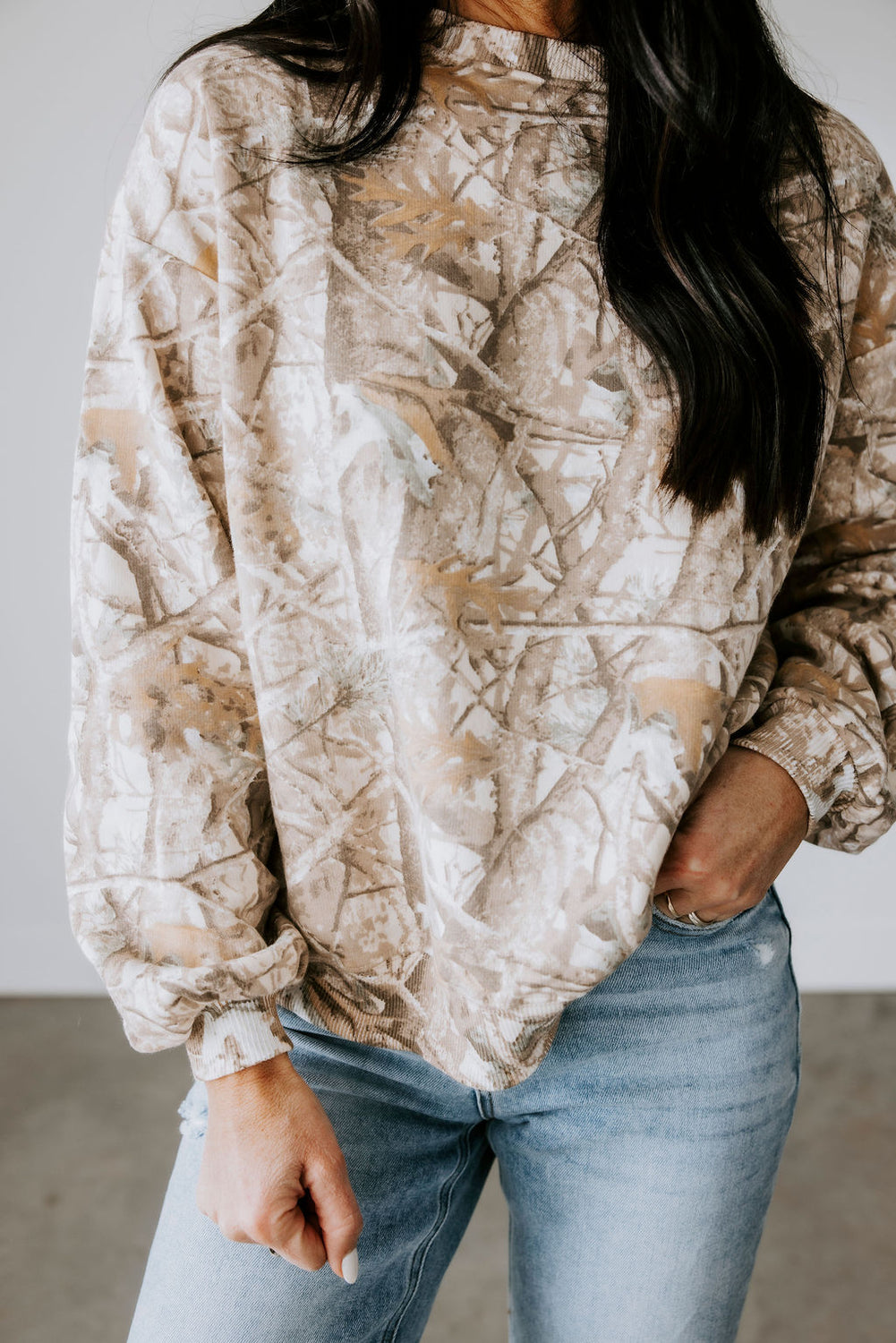 Buttercream Camo Crew by Lily & Lottie