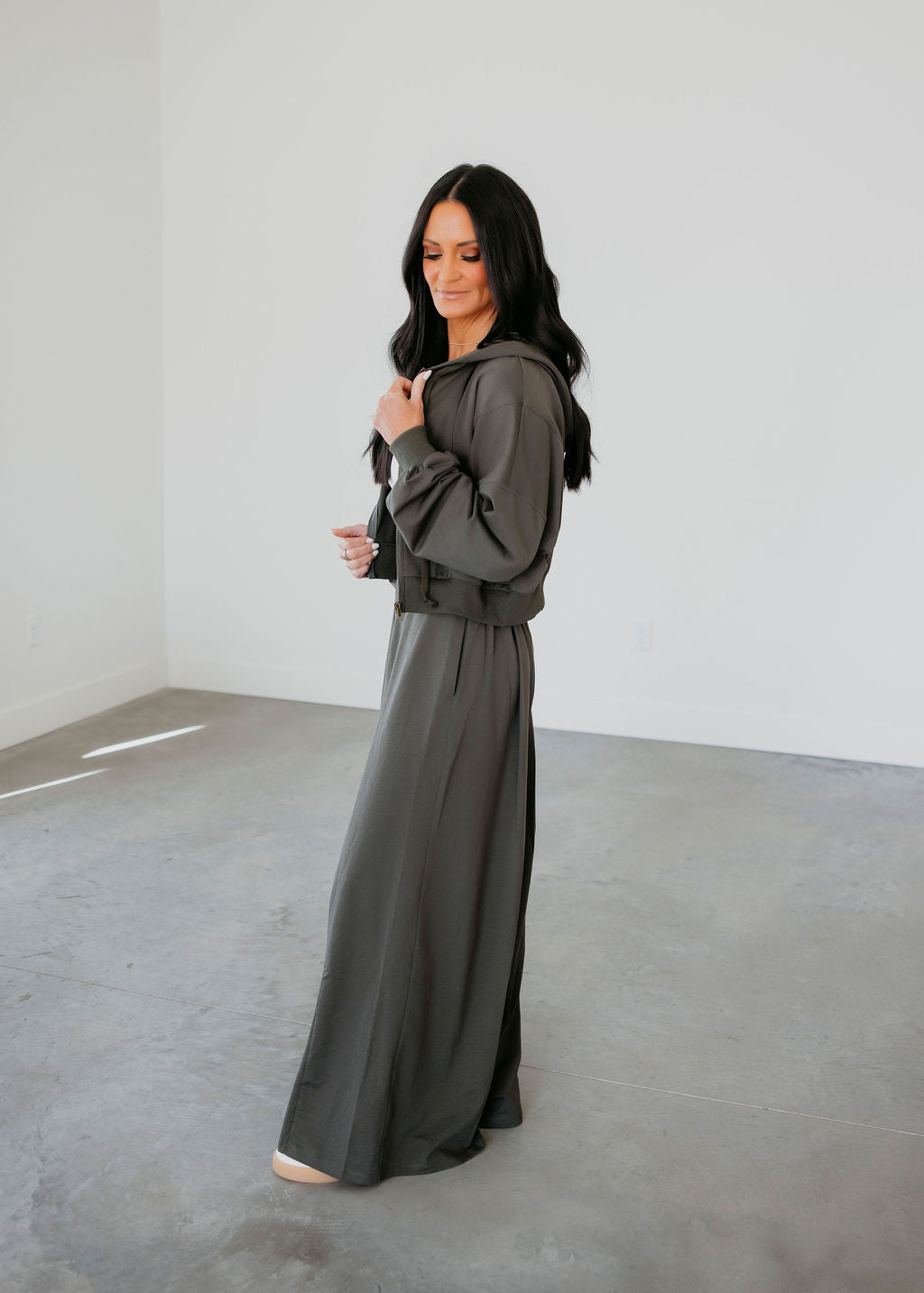 Montell Pleated Wide Leg Pants