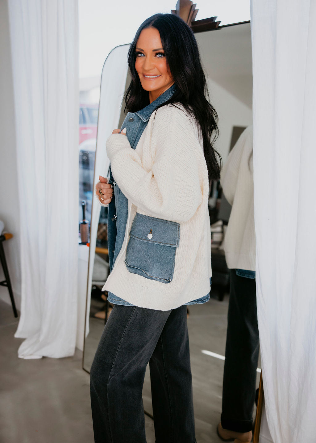 Sammy Ribbed Knit Cardigan