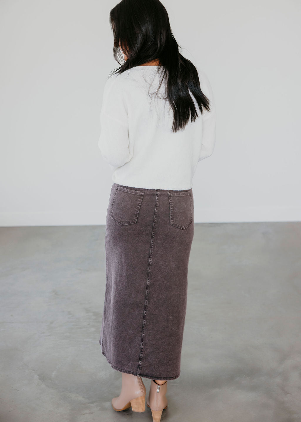 Riker Twill Maxi Skirt