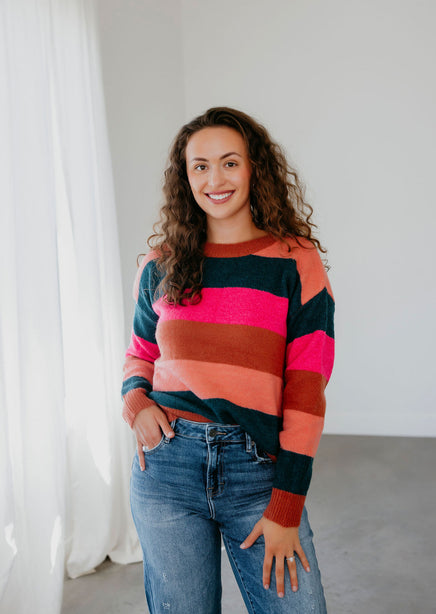 Sherry Stripe Sweater product view