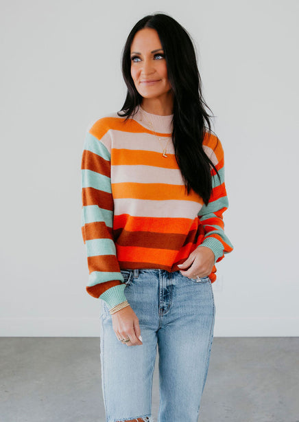 Ellah Striped Sweater product view