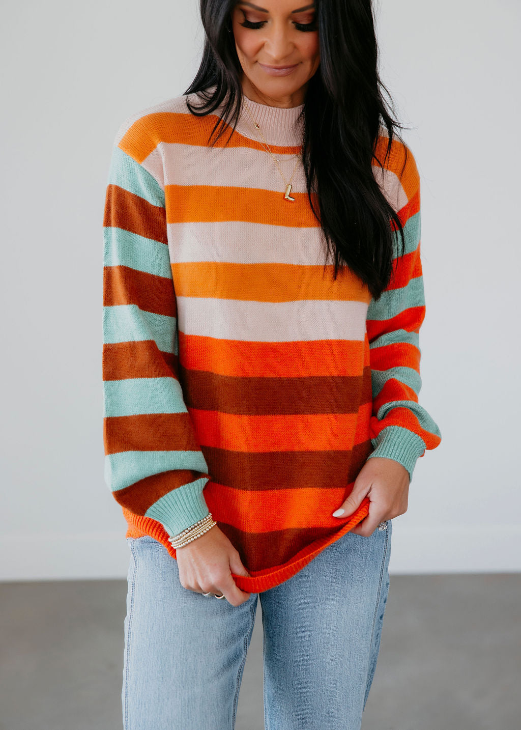 image of Ellah Striped Sweater