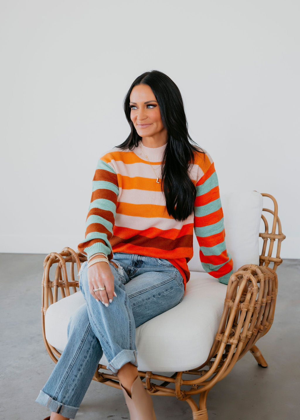 Ellah Striped Sweater