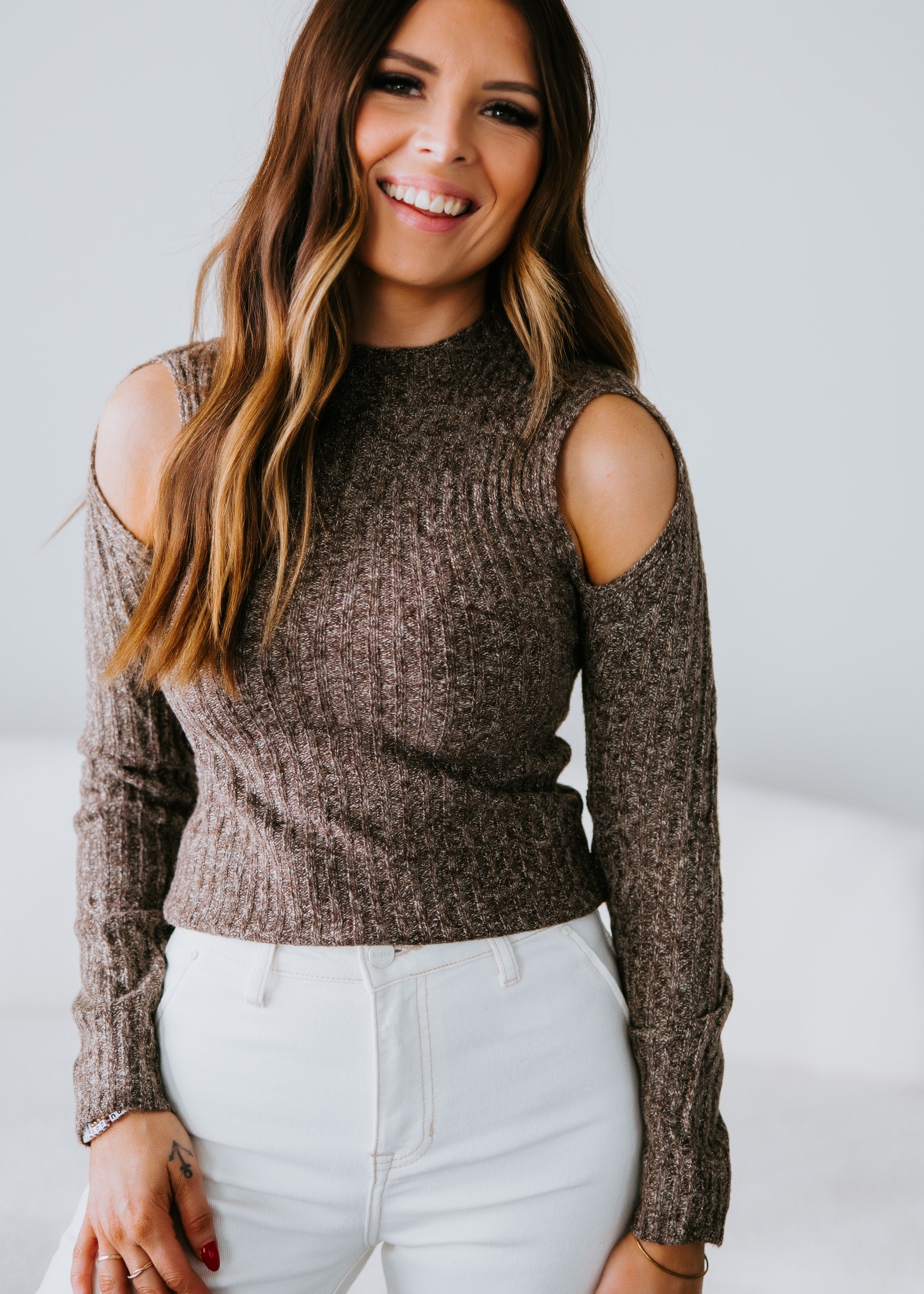 image of June Cut Out Sweater