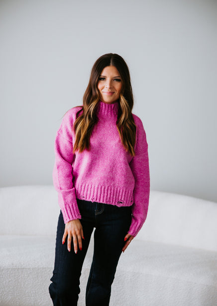 Mollie Mock Neck Sweater
