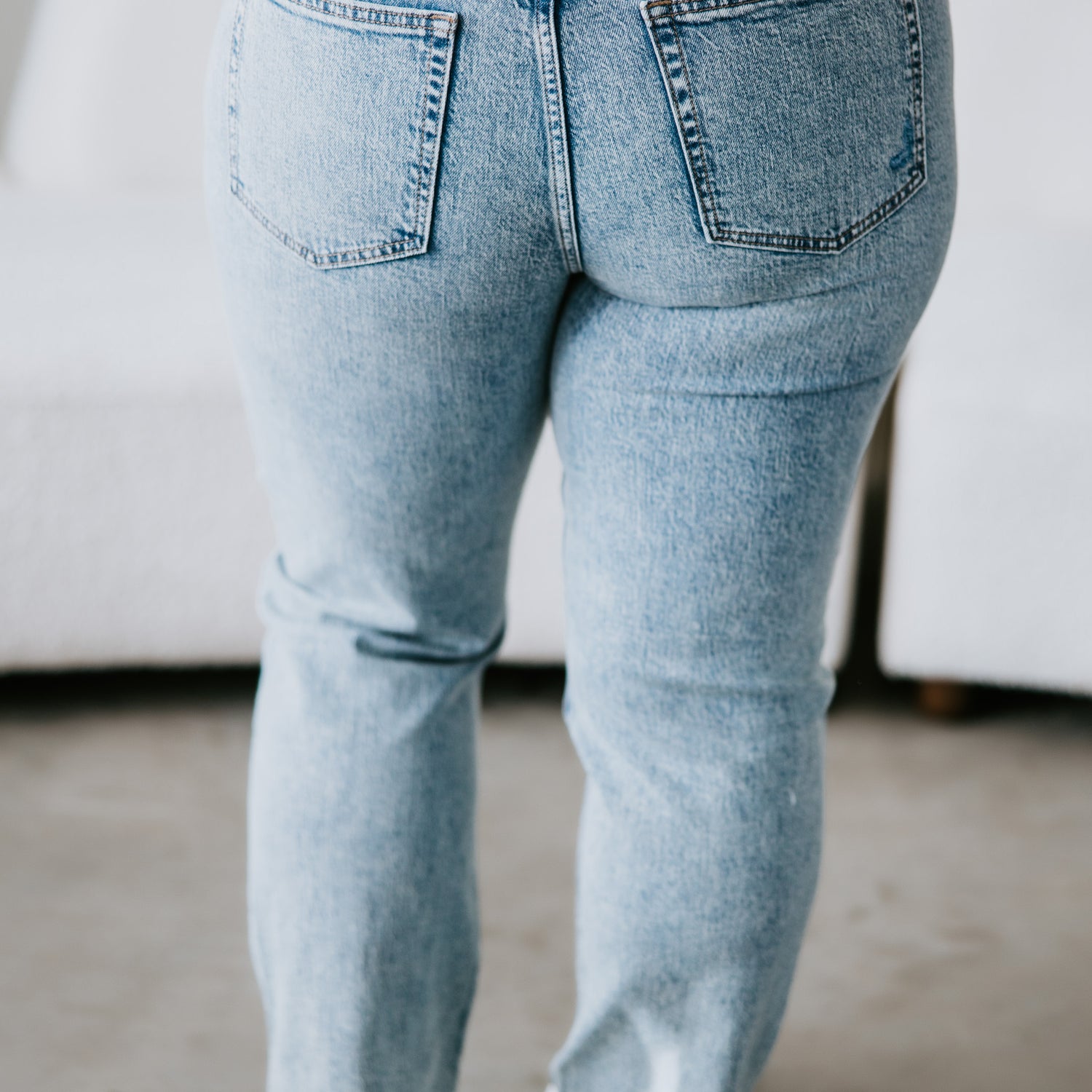 Tate High Rise Straight Jeans