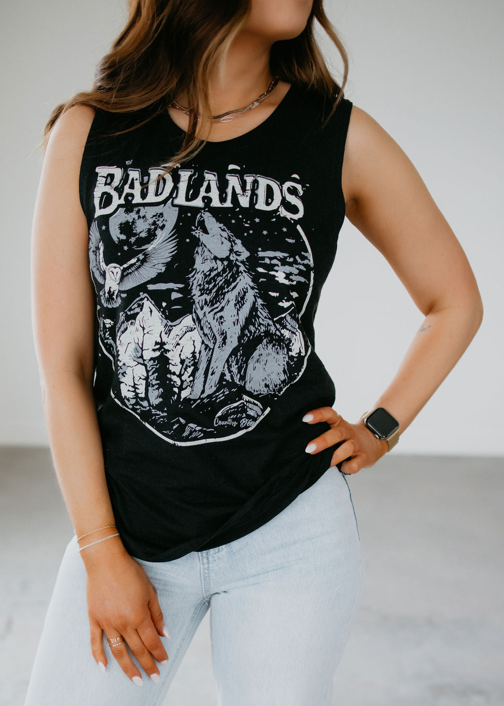 image of Badlands Wolf Muscle Tank