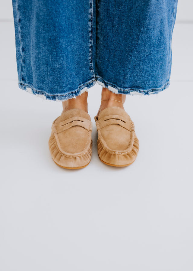 Steve Madden Rafe Suede Loafer Mule