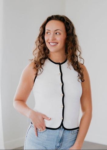 Tianna Button Down Vest