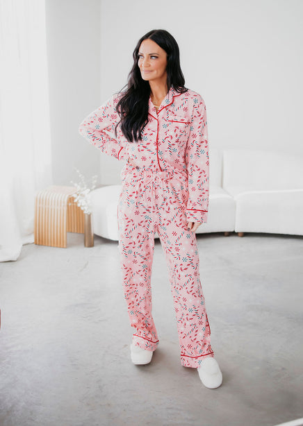 Candy Cane Pajama Set