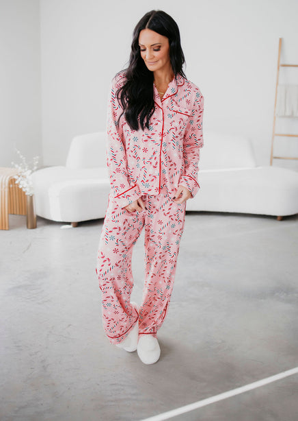 Candy Cane Pajama Set