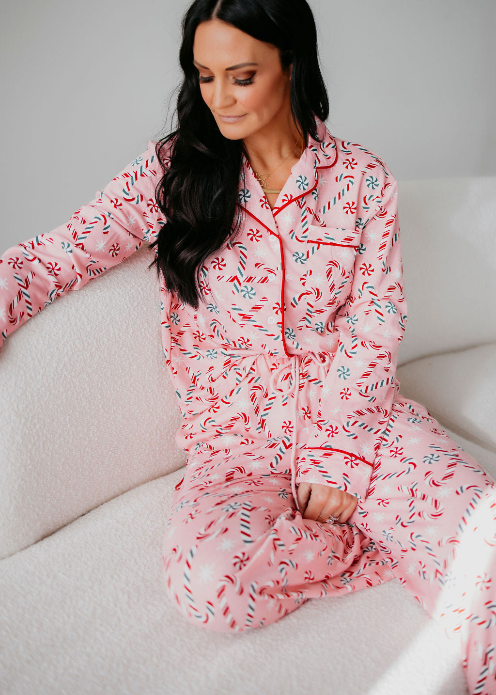 image of Candy Cane Pajama Set