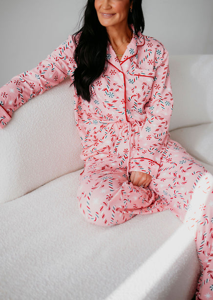 Candy Cane Pajama Set