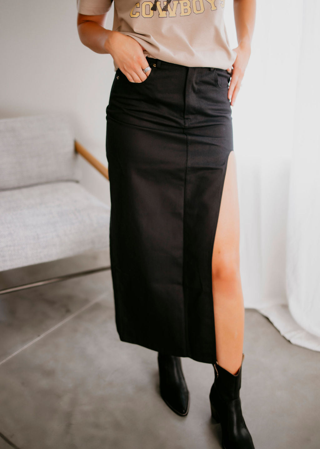 Sola Denim Skirt