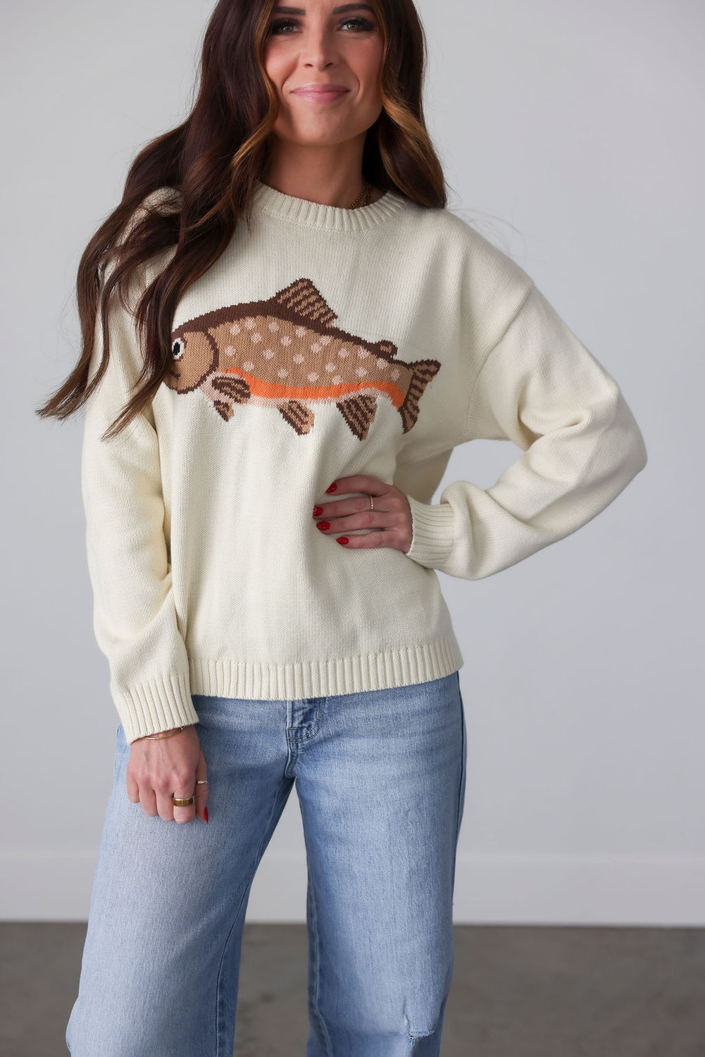 Fish Knit Sweater