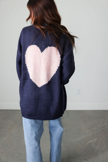 Heart Knit Cardigan