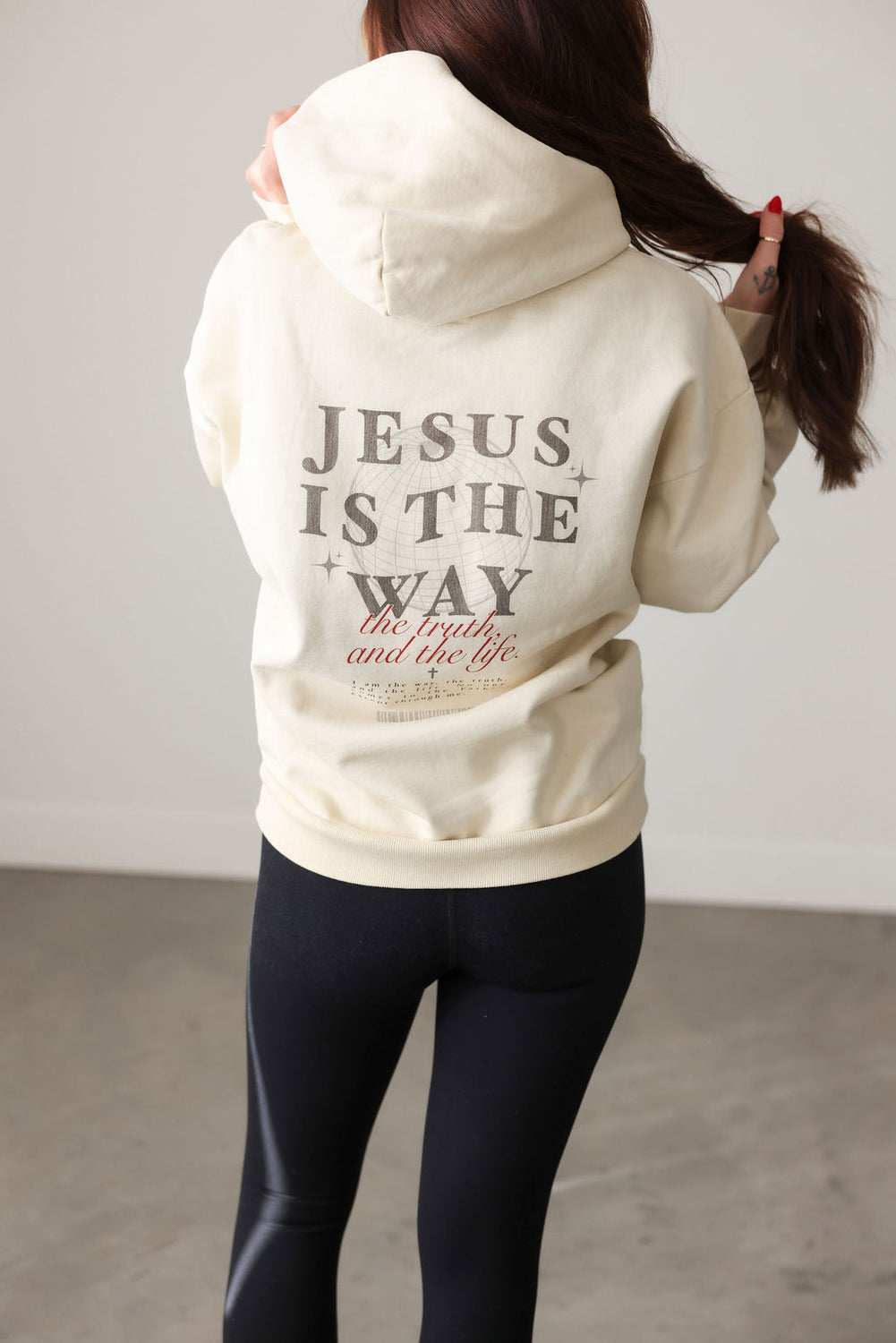 Jesus Is The Way Graphic Hoodie