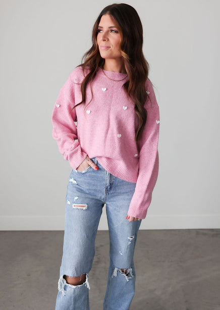 3D Heart Sweater product view