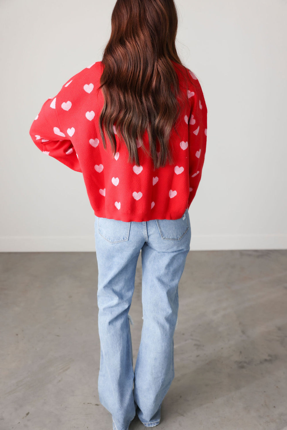 Brushed Heart Sweater