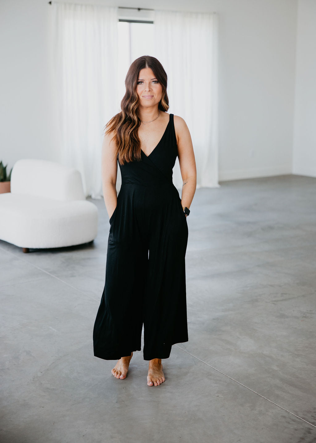 Estelle Surplice Jumpsuit