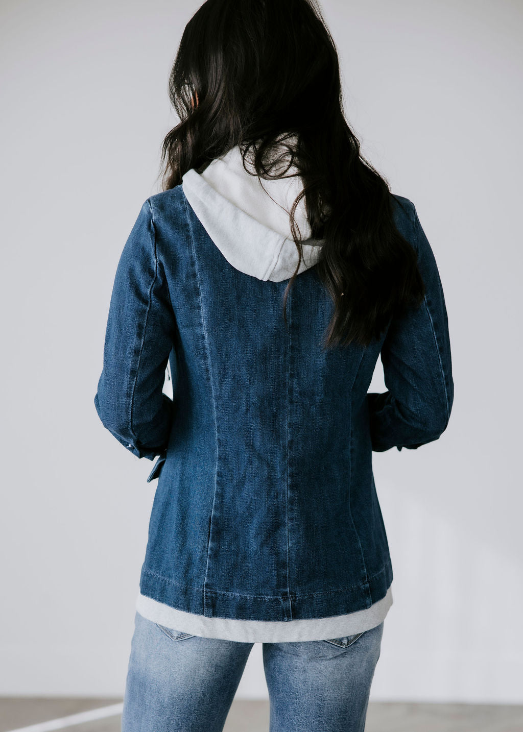 Whitworth Denim Hoodie Blazer