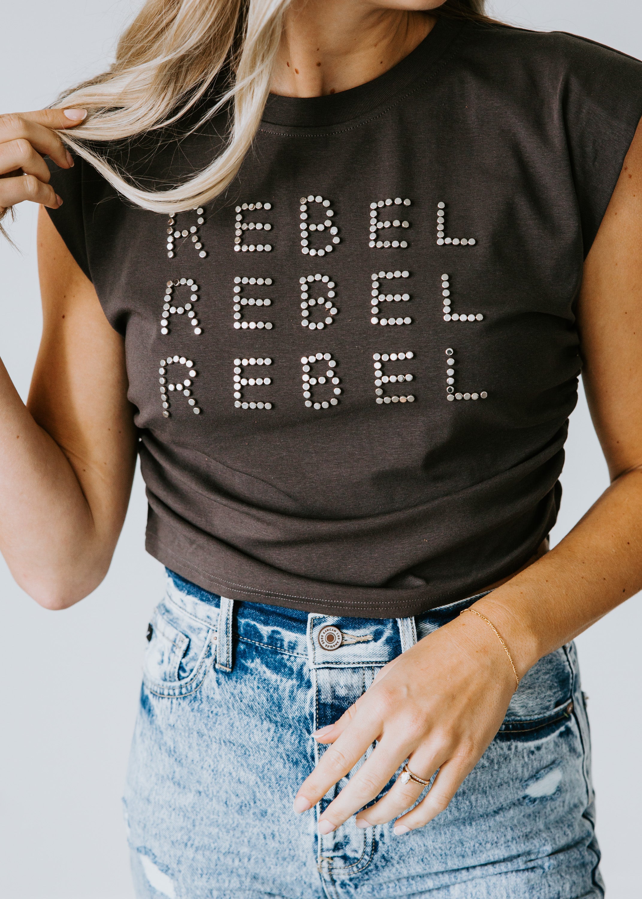 image of Rebel Graphic Muscle Tee