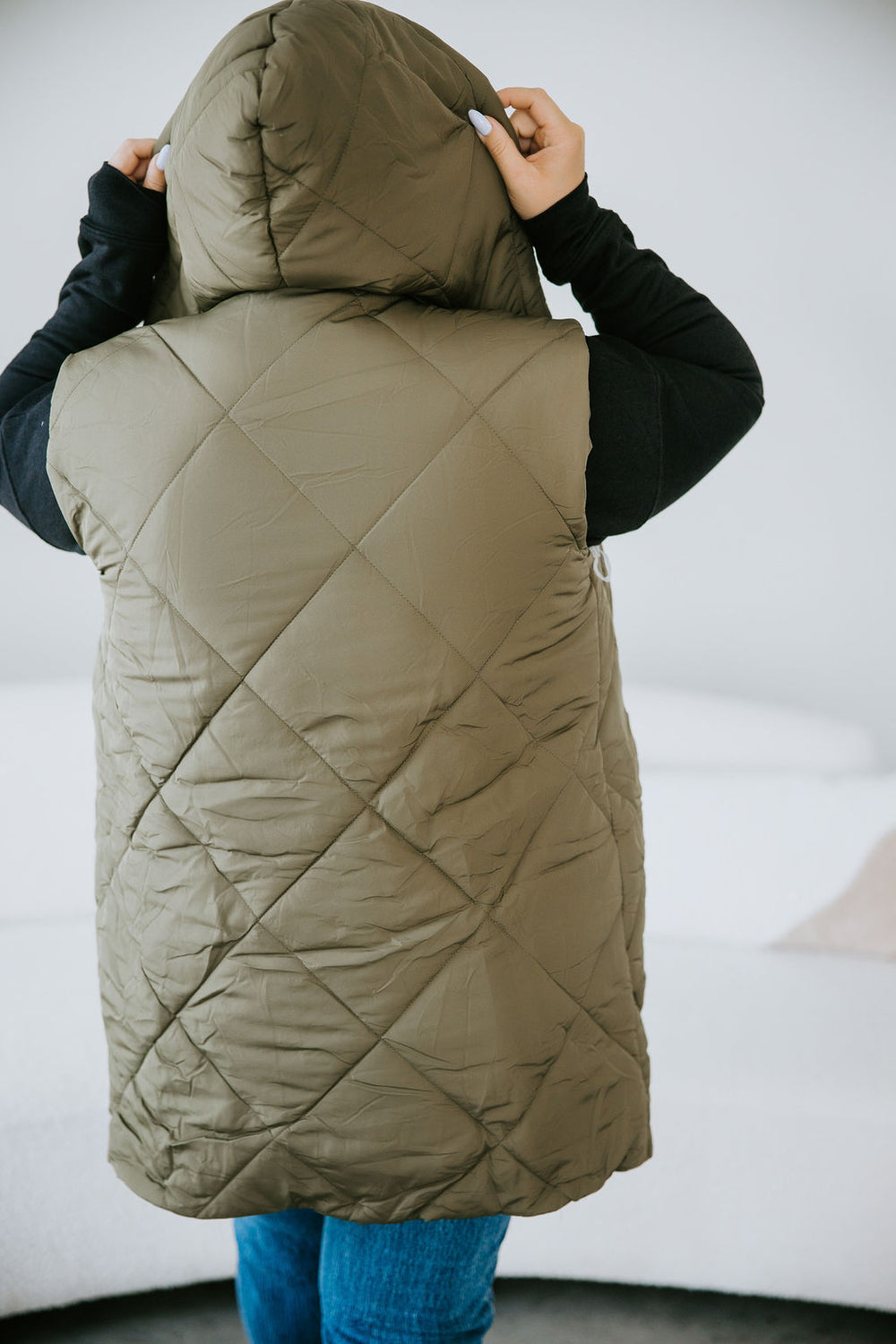 Reese Midi Puffer Vest