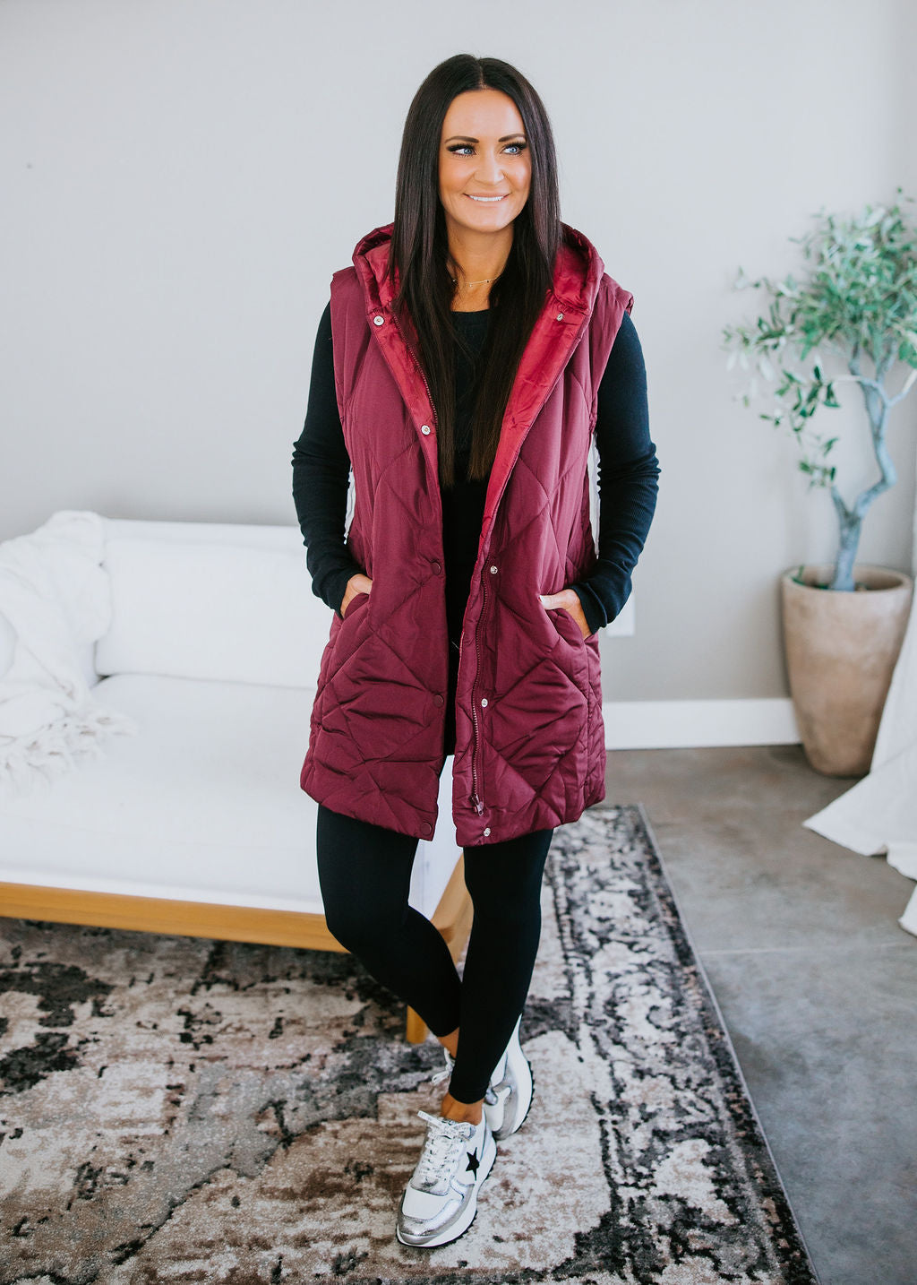 Reese Midi Puffer Vest – Lauriebelles