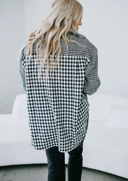 Alice Gingham Shacket