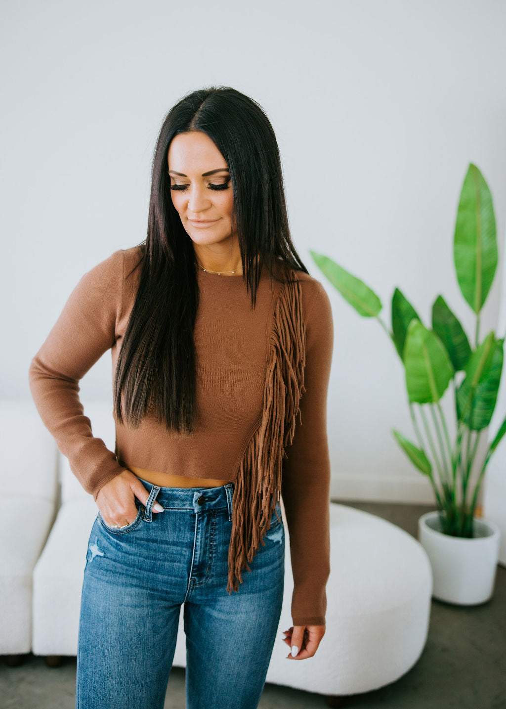 Kleesi Fringe Top