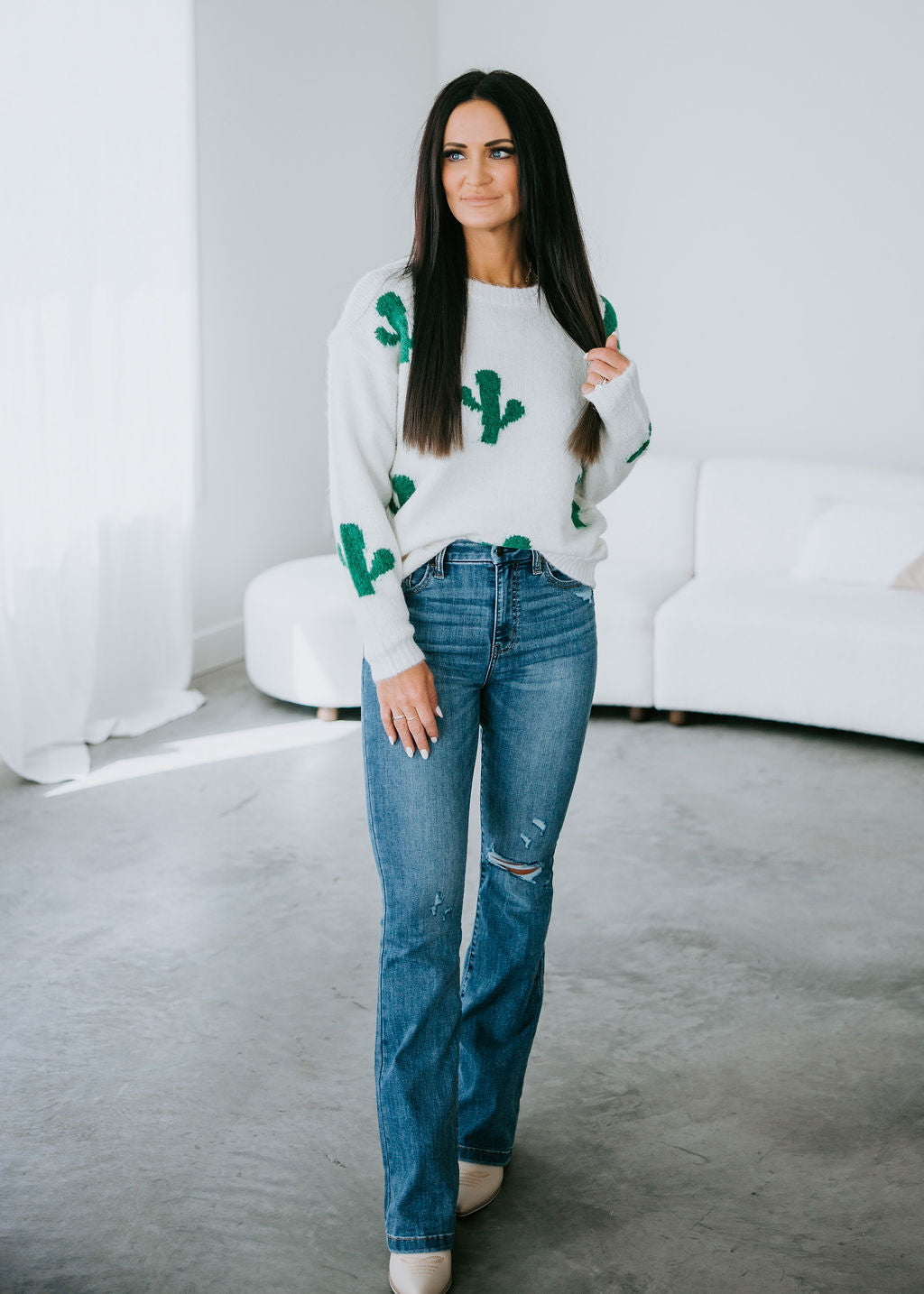 Cactus Knit Sweater