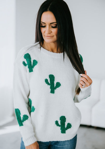 Cactus Knit Sweater