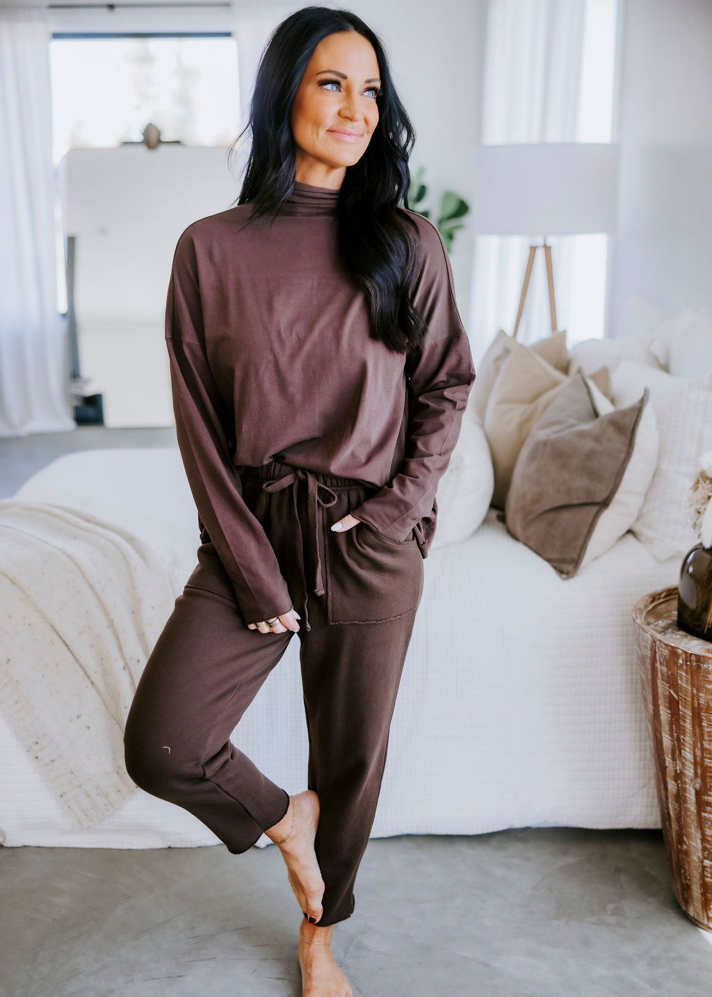 Davey Slouchy Turtleneck Top