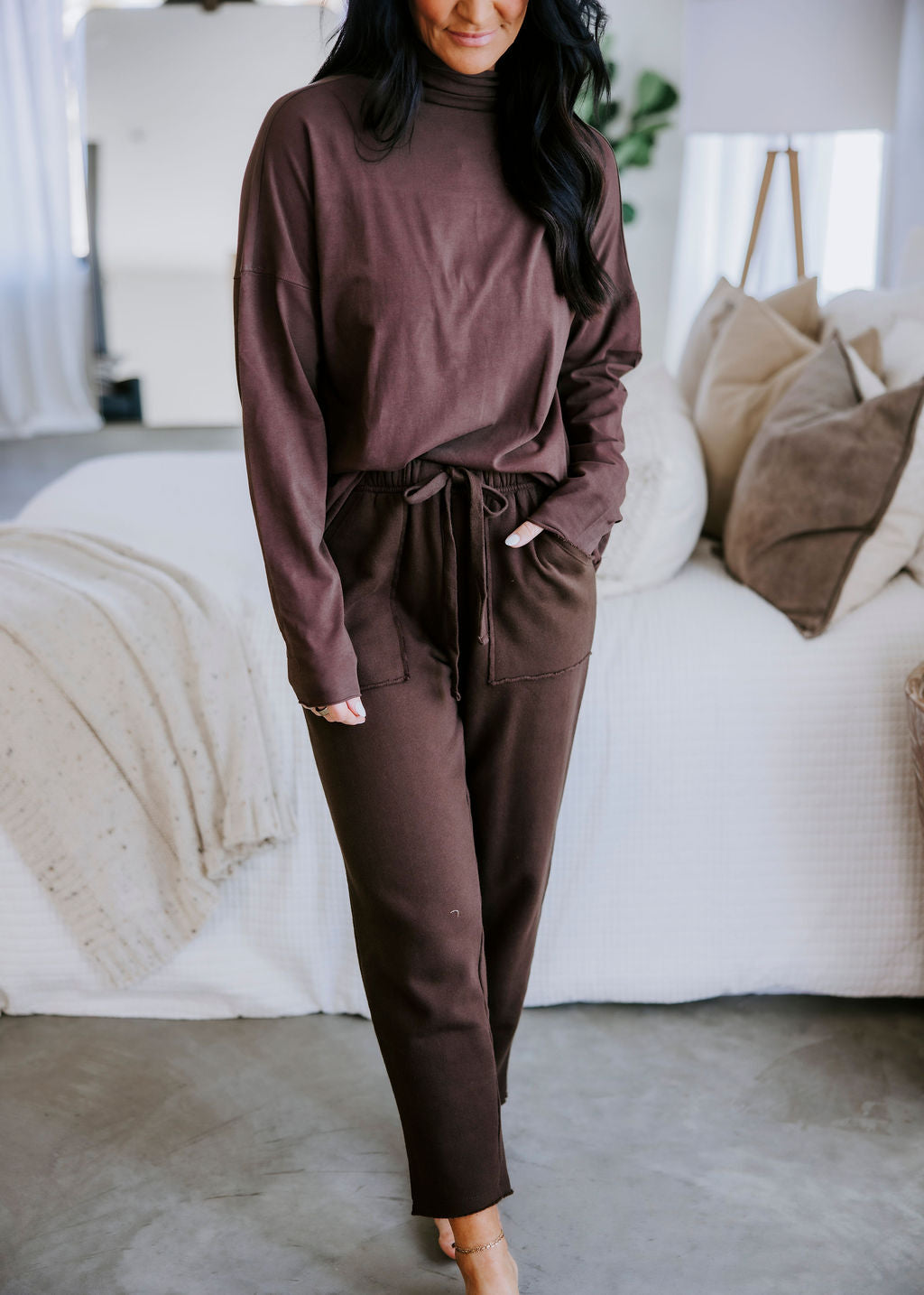 Davey Slouchy Turtleneck Top