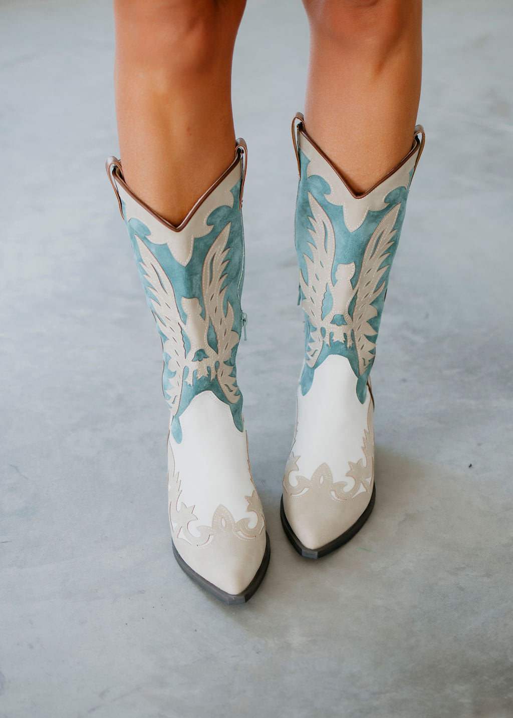 Idaly Western Midi Boots