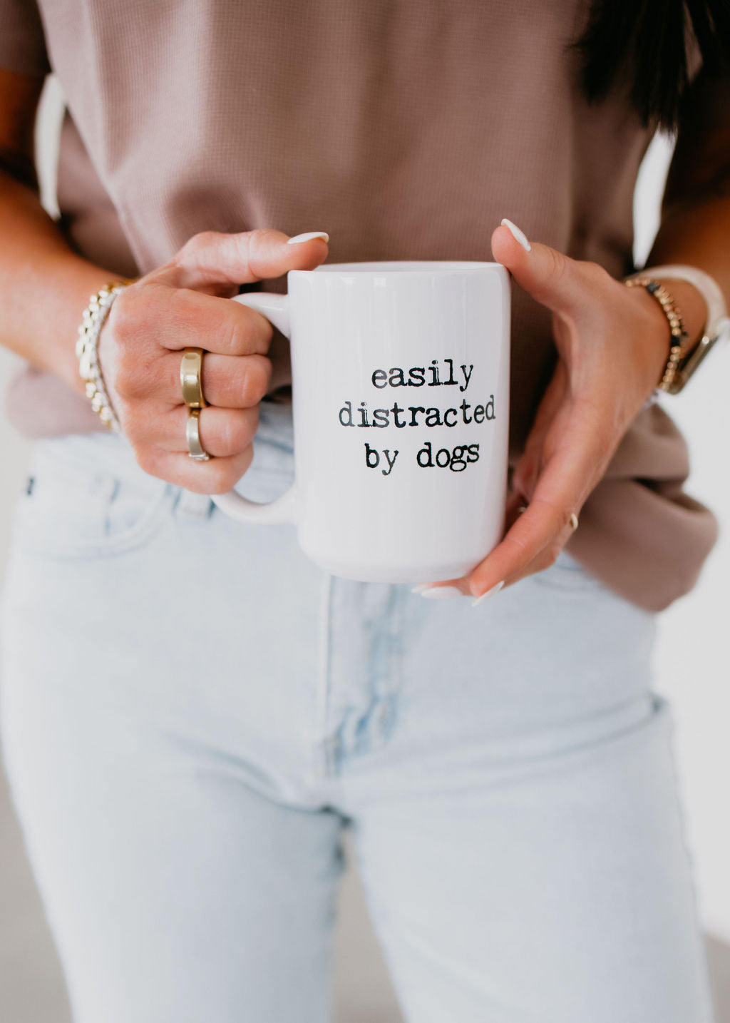 image of Easily Distracted by Dogs Mug