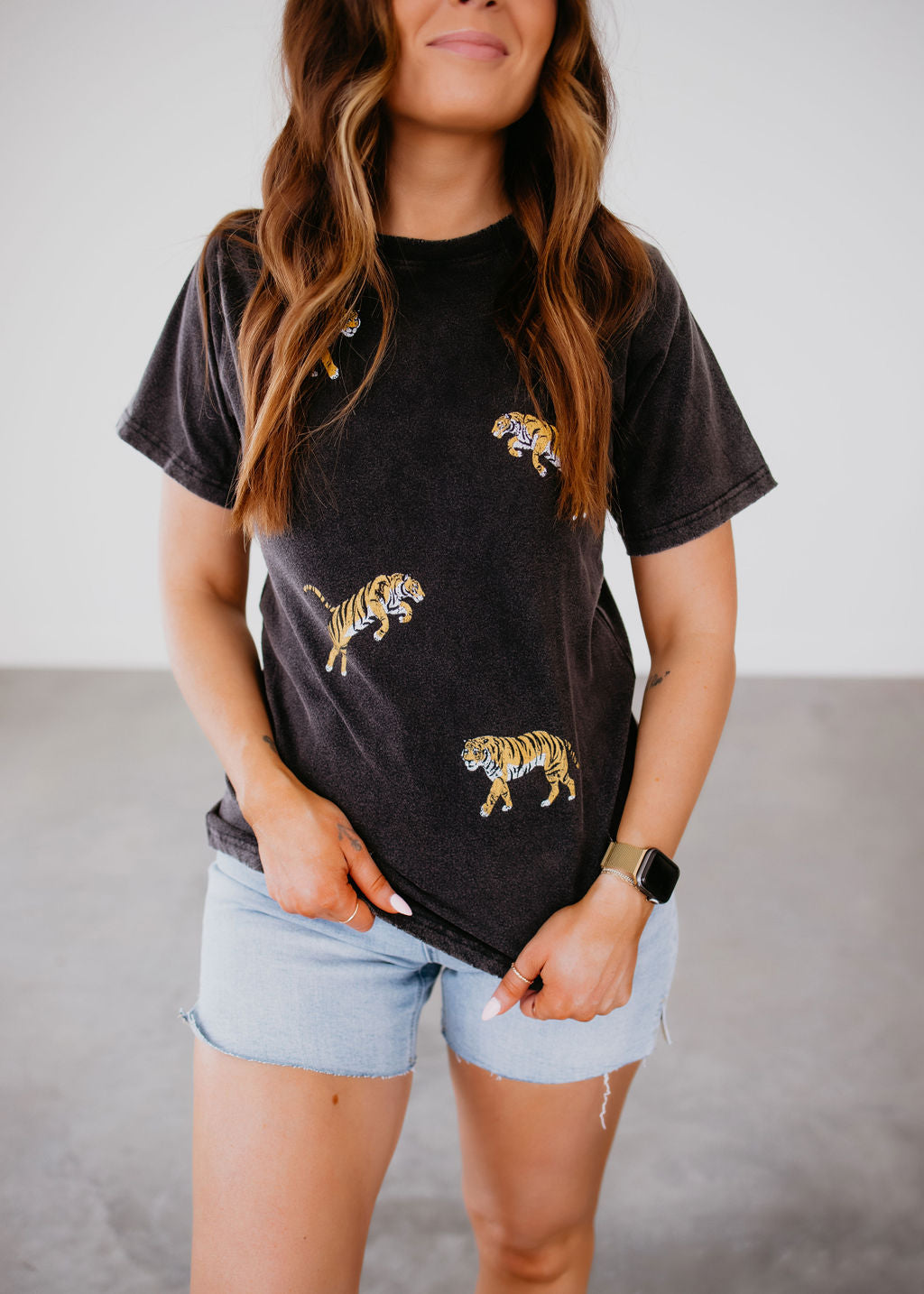 Multi Tigers Graphic Tee