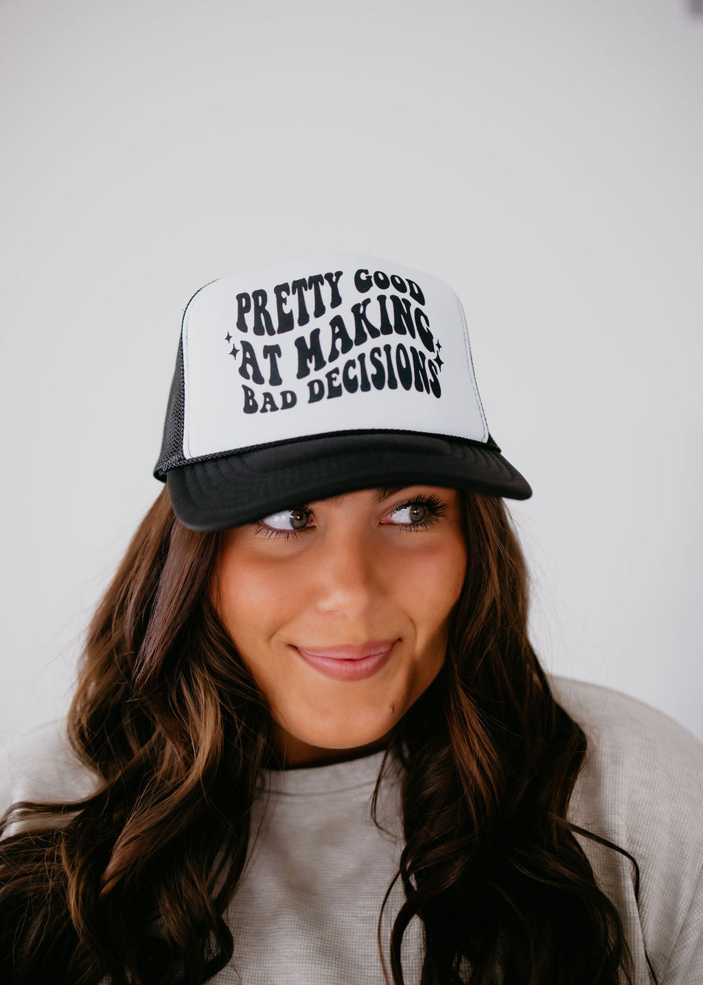 image of Bad Decisions Trucker Hat