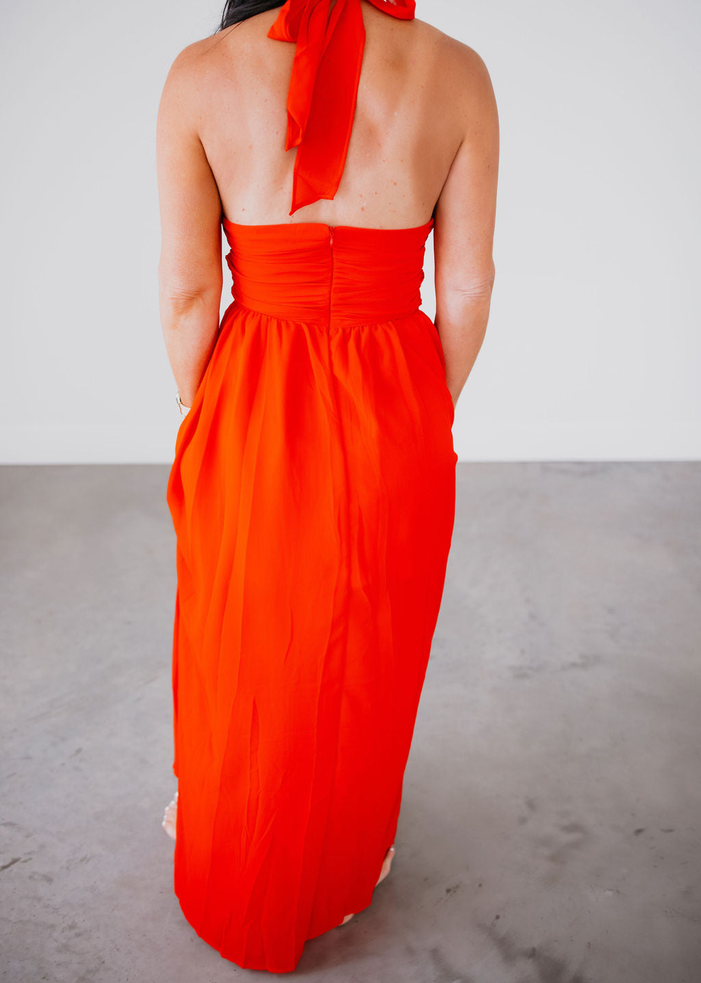 Ophelia Maxi Halter Dress