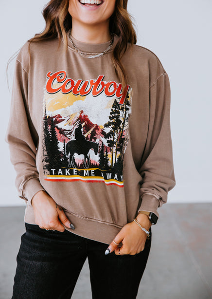 Cowboy Take Me Away Sweatshirt